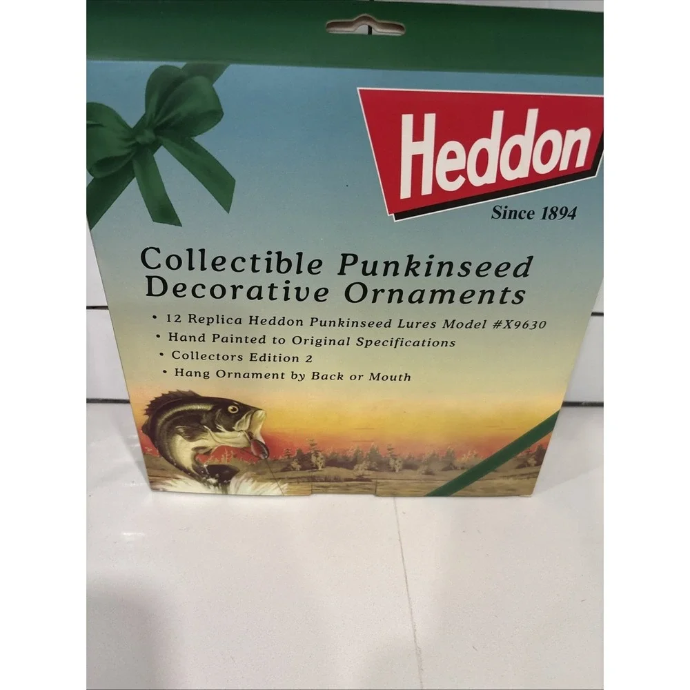 Heddon Collectible Punkinseed  Decorative Ornaments Collectors 2nd Edition*READ