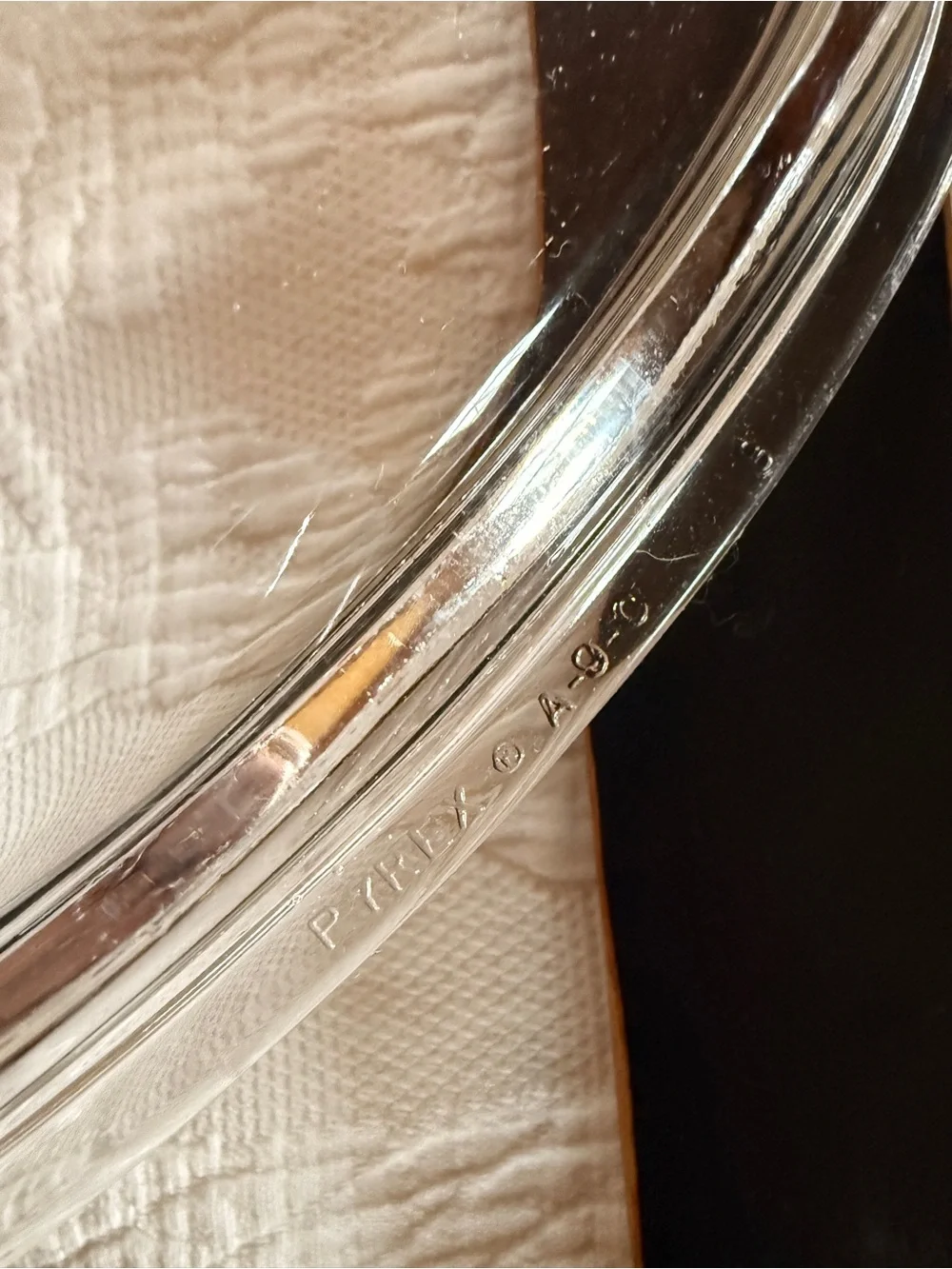 Pyrex clear square
