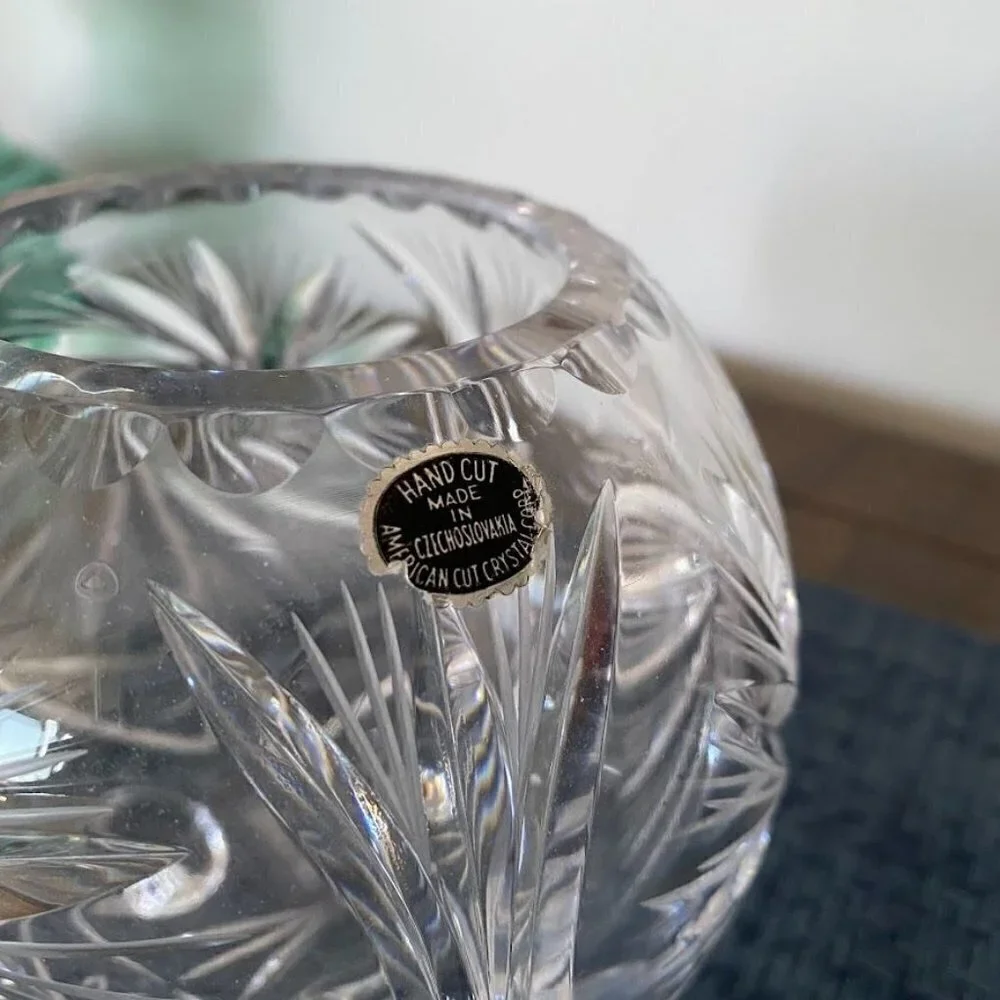 American Cut Crystal Corp. hand cut