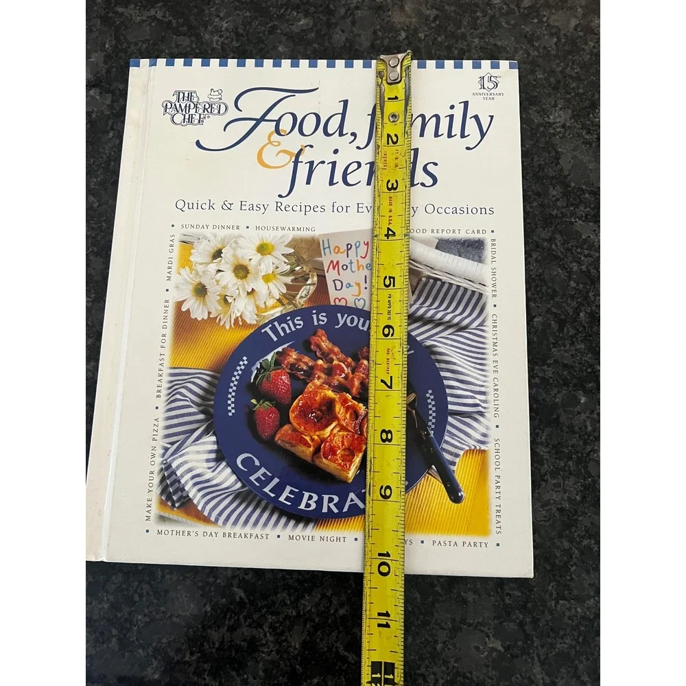 The Pampered Chef Food Family Friends Cookbook Recipes Occasions‎ Vintage 1995