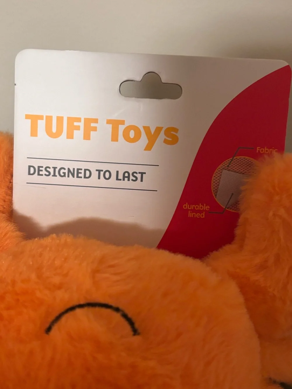 TUFF Toys soft orange