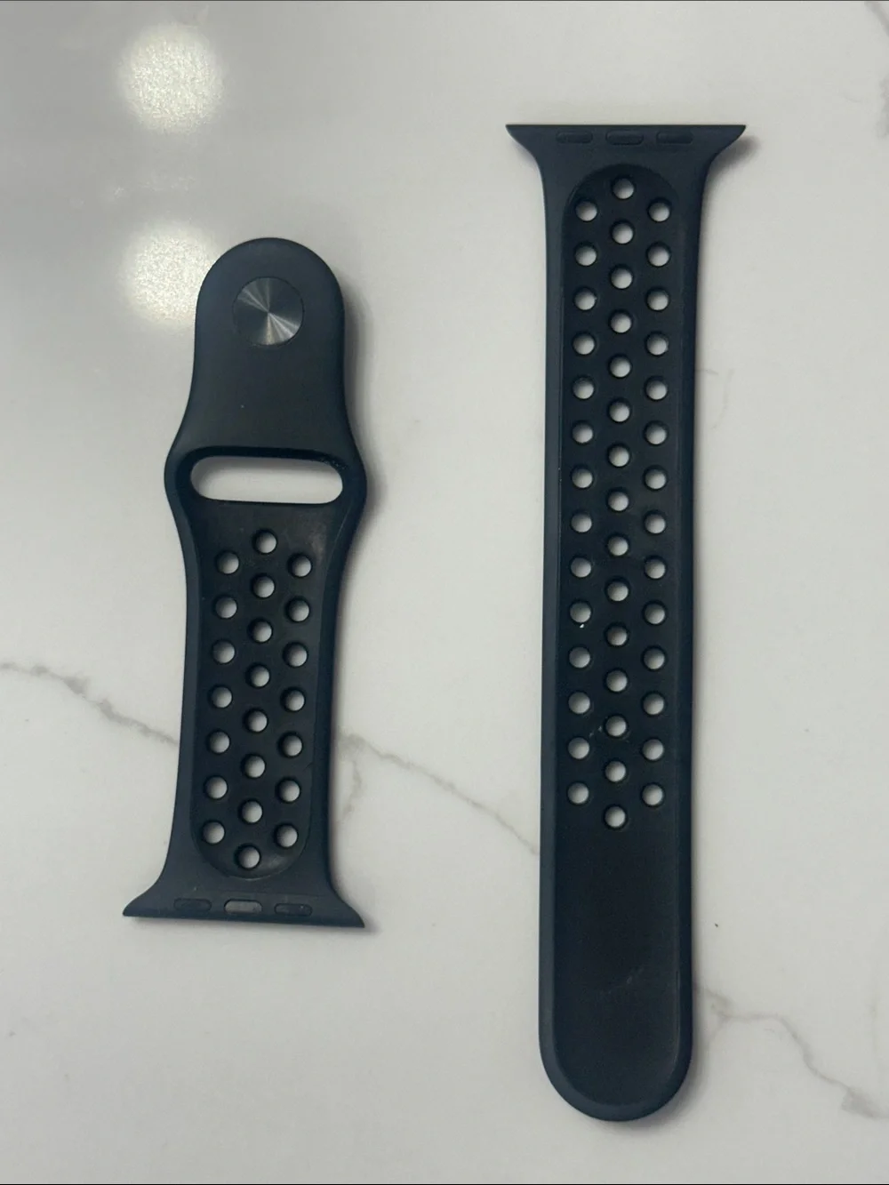 Apple black perforated