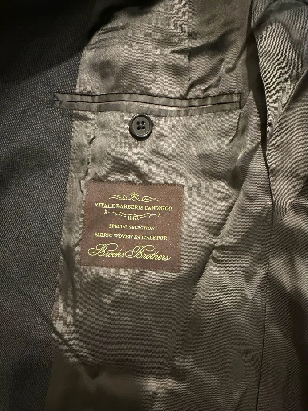 Brooks Brothers mint charcoal
