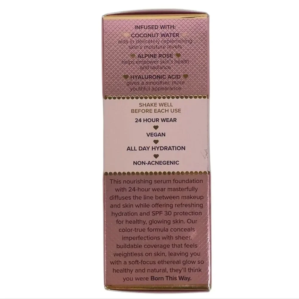 Too Faced Born This Way Healthy Glow SPF 30 Skin Tint Foundation Almond