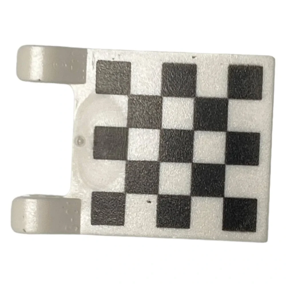 LEGO White Racing Flag 2x2 Checkered Car Lot of 100 Pieces Parts Bulk 2335 MOC