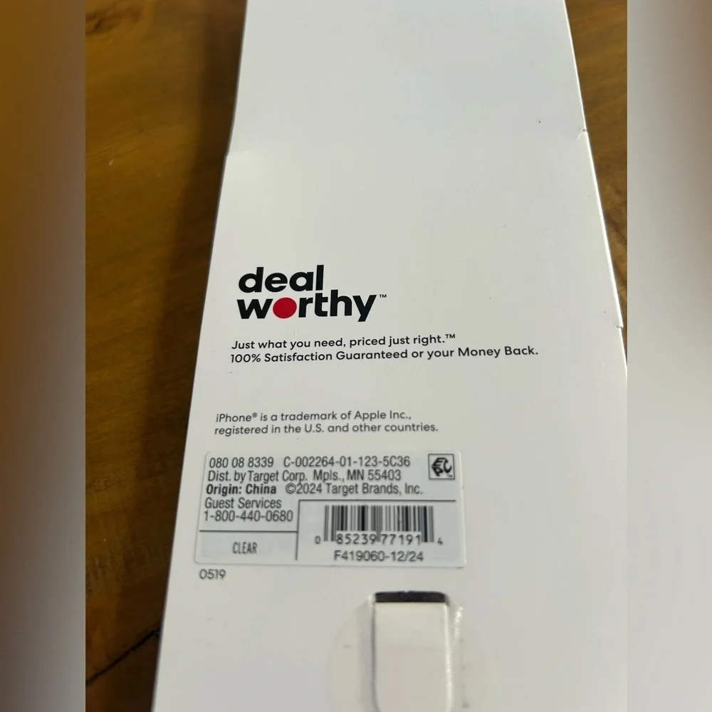 Target clear phone