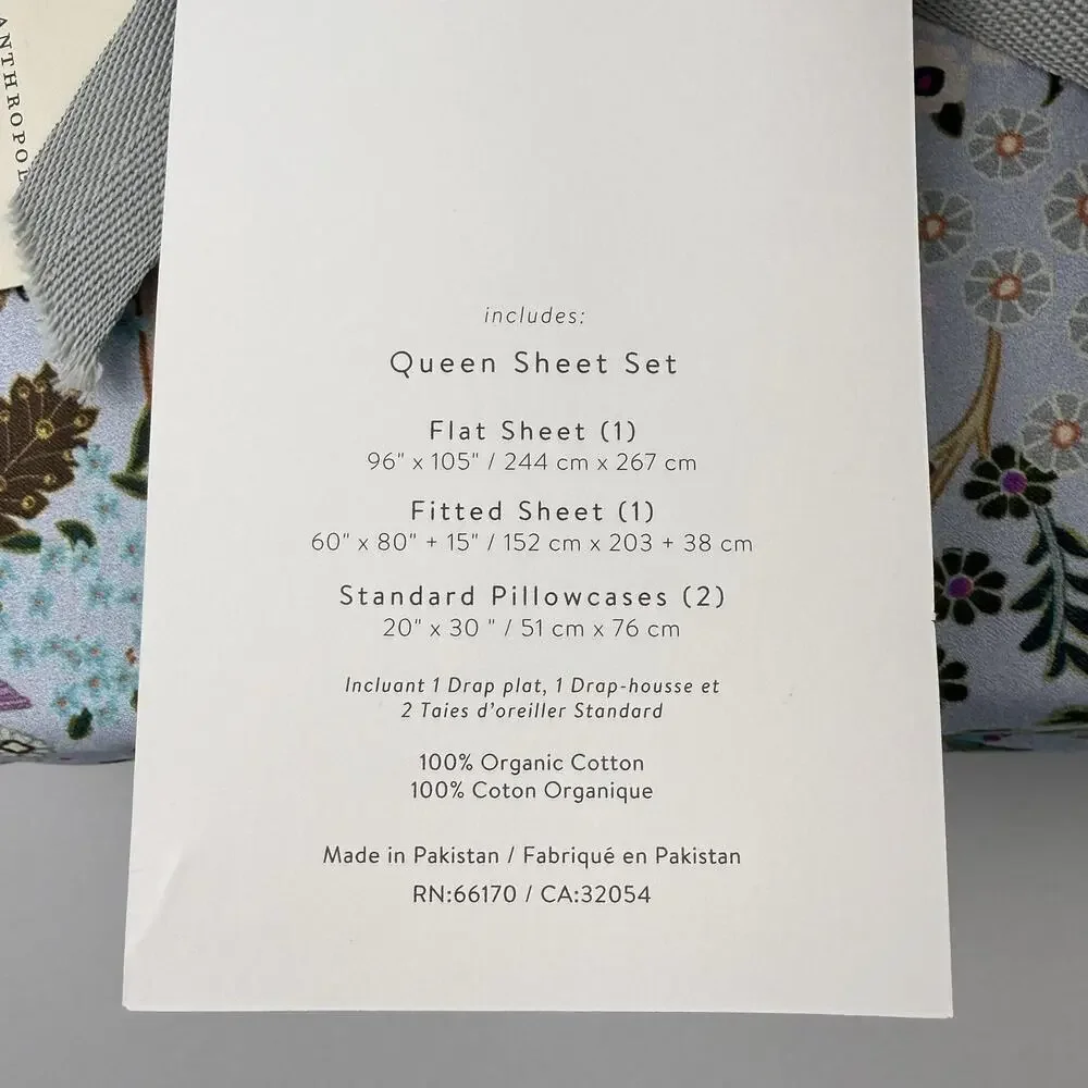 Anthropologie organic cotton