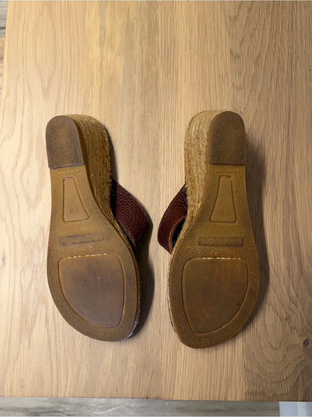 Burberry espadrille wedge