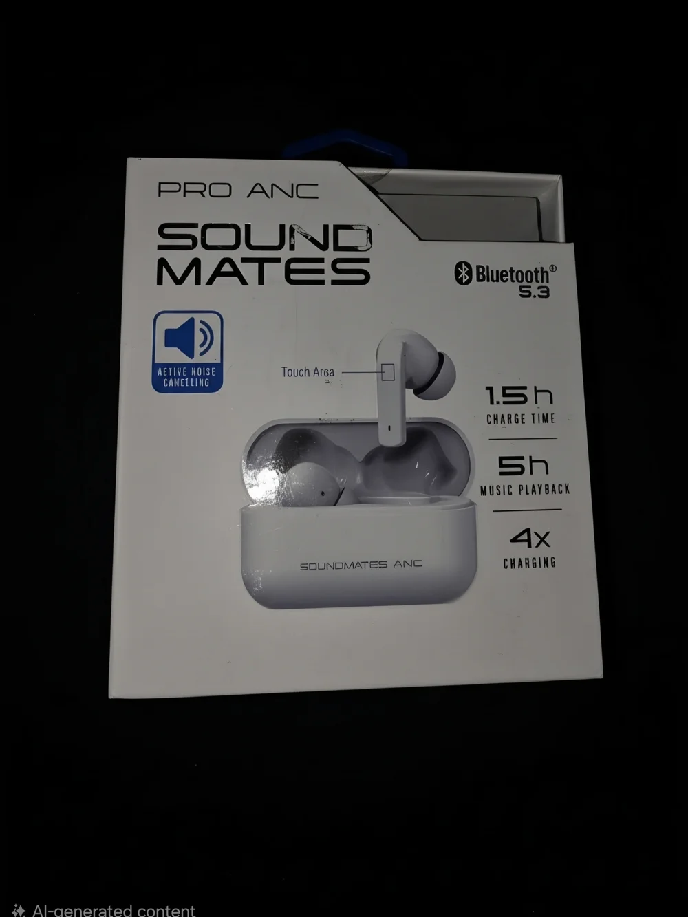 Sound Mates Pro ANC Wireless Earbuds - White
