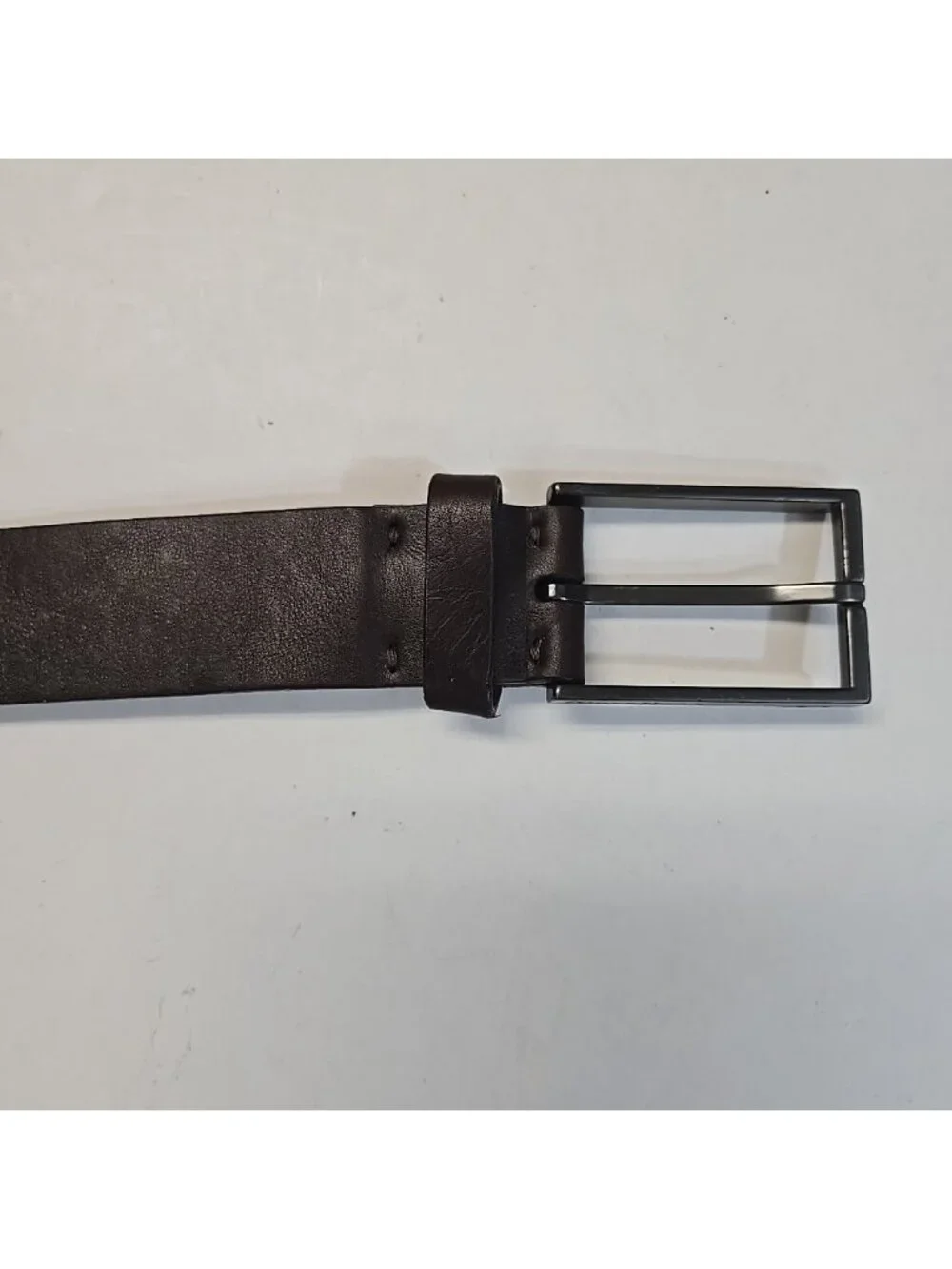 NWT Cole Haan Alquist Leather Belt Mens Size 40 Dark Brown Made in USA