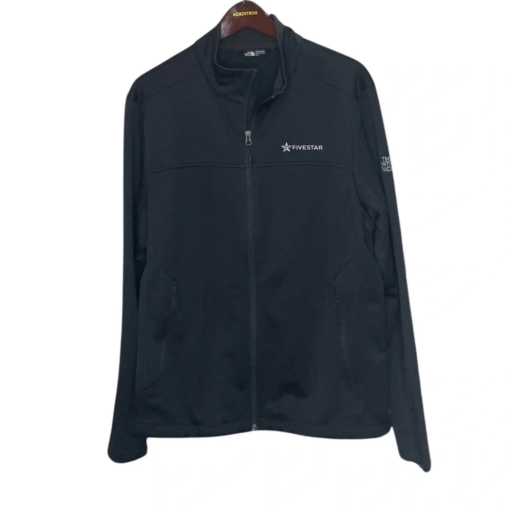 The North Face Jacket Men’s Large L Ridgewall Soft Shell Black Full Zip NF0A3LGX