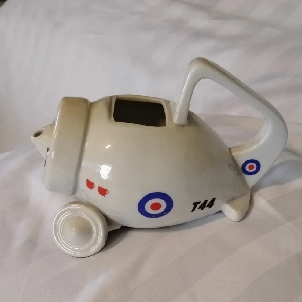 Vintage Westfield Art Pottery Stuart Taylor Ceramic Teapot Plane T44