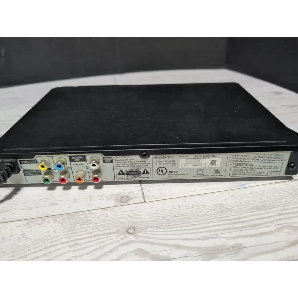 Sony dvp sr210p