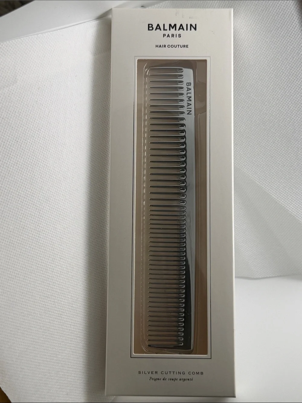Balmain Silver Metal Cutting Comb - Men's Grooming