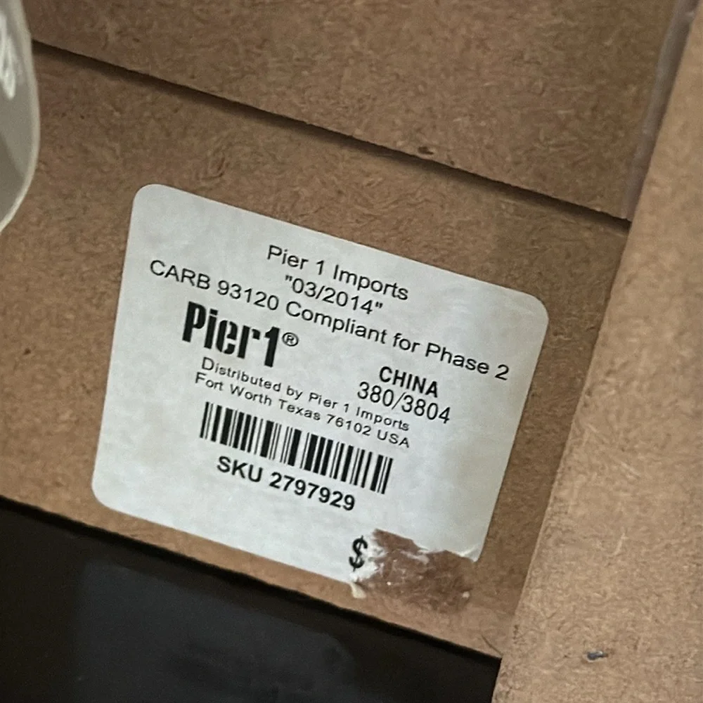 New Pier 1 Color Outside The Lines Live Edge Wood Sign 12x7 NWT
