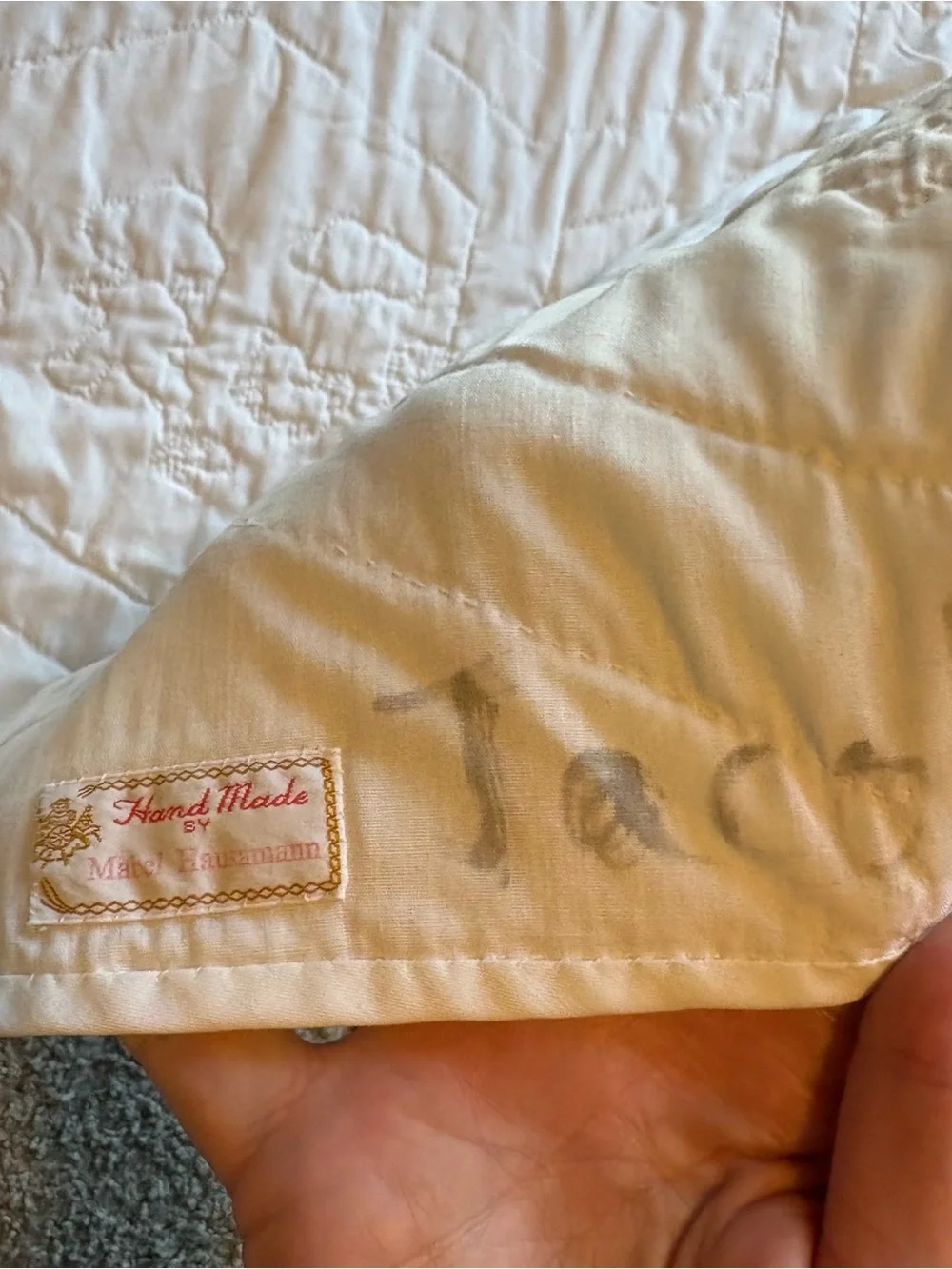 Vintage baby quilt