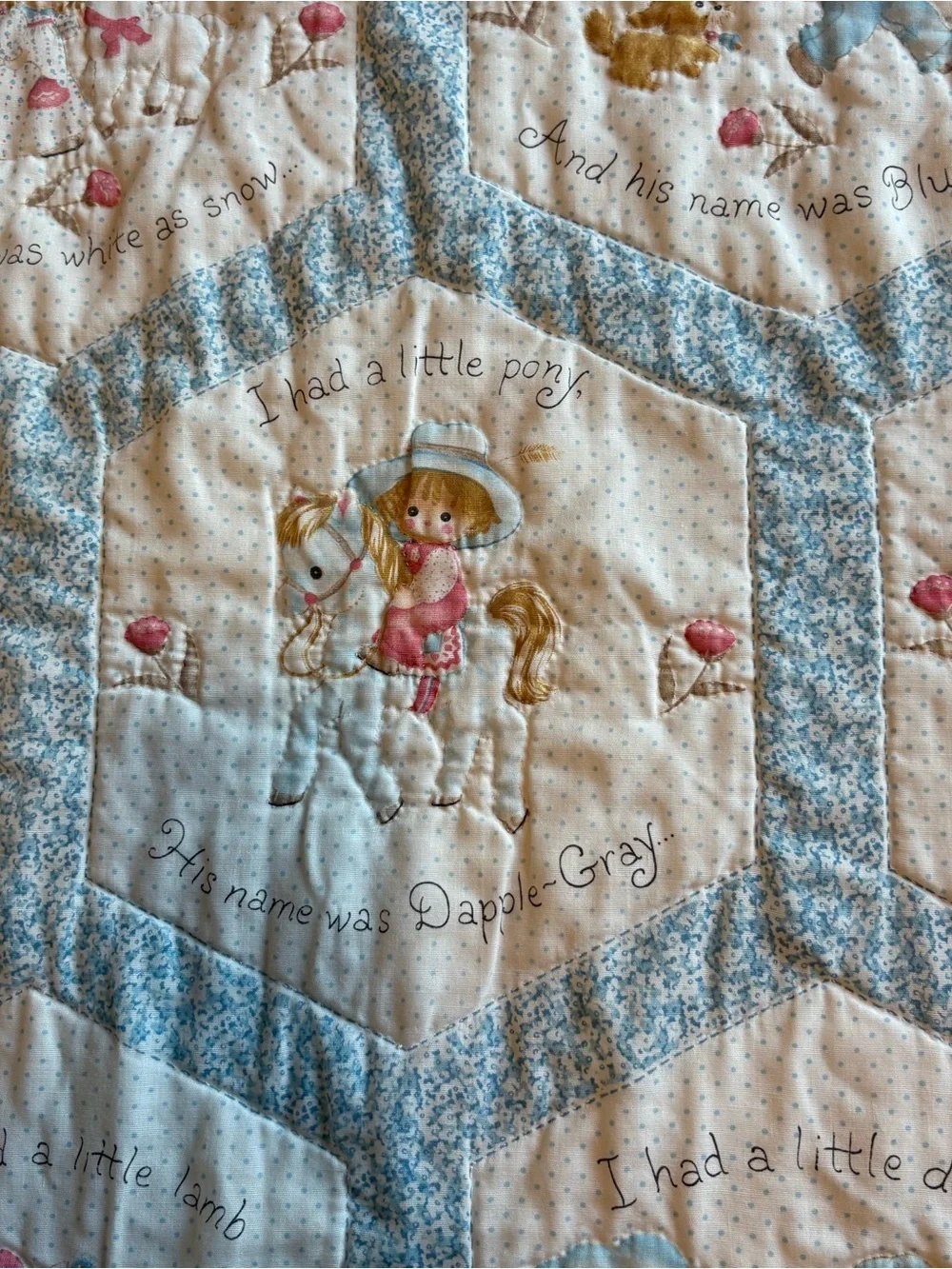 Vintage baby quilt