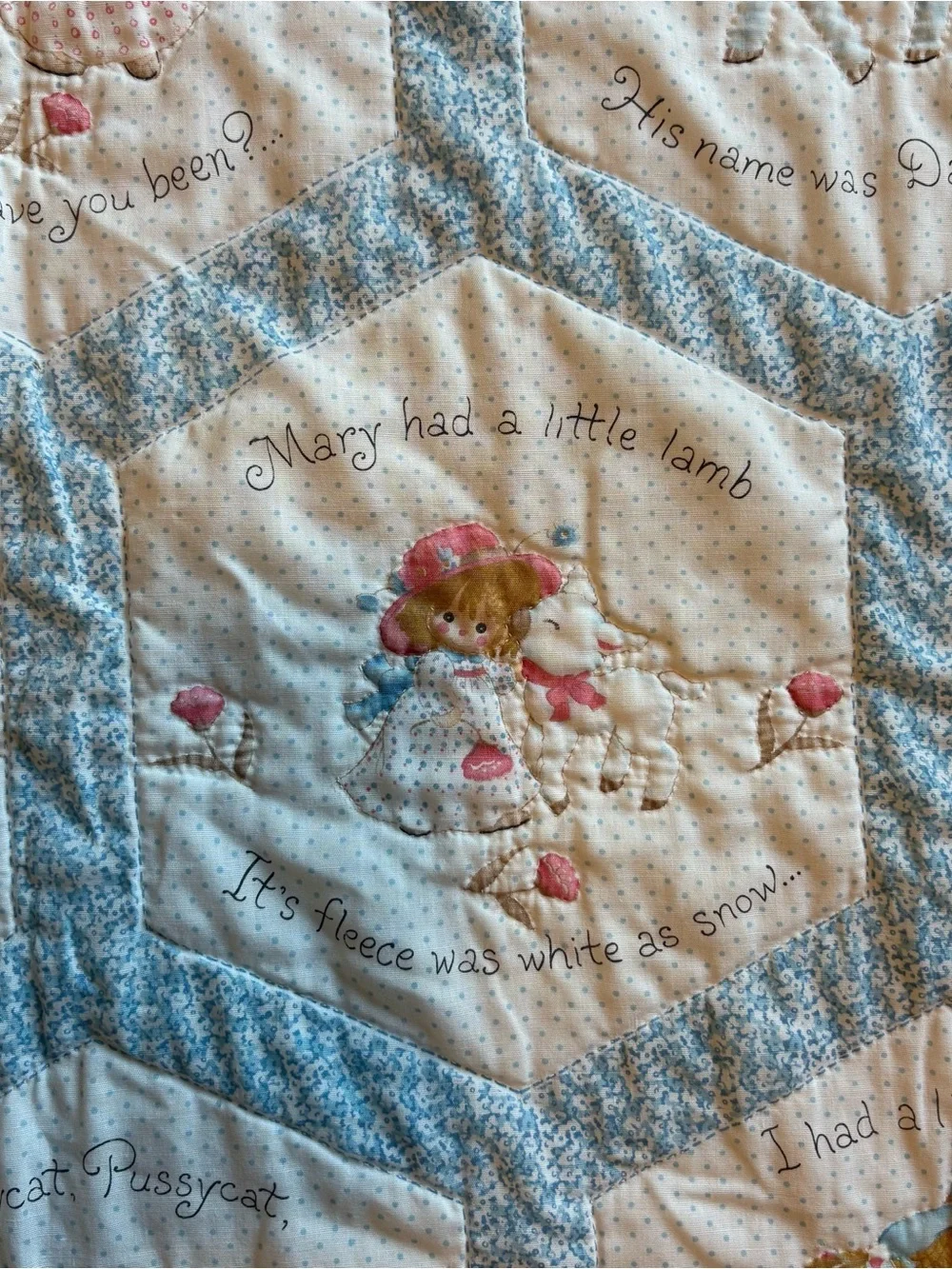 Vintage baby quilt