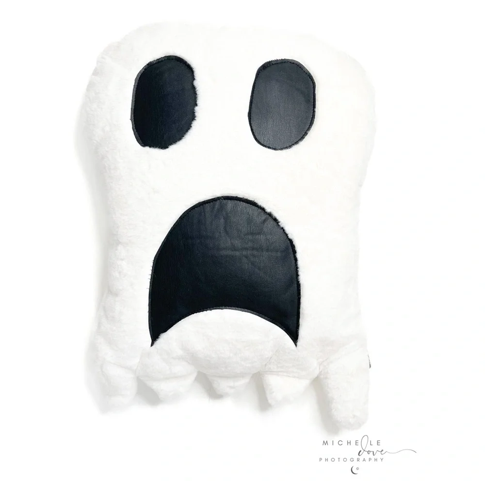 Boo's And Snoozes Ghost Pillow