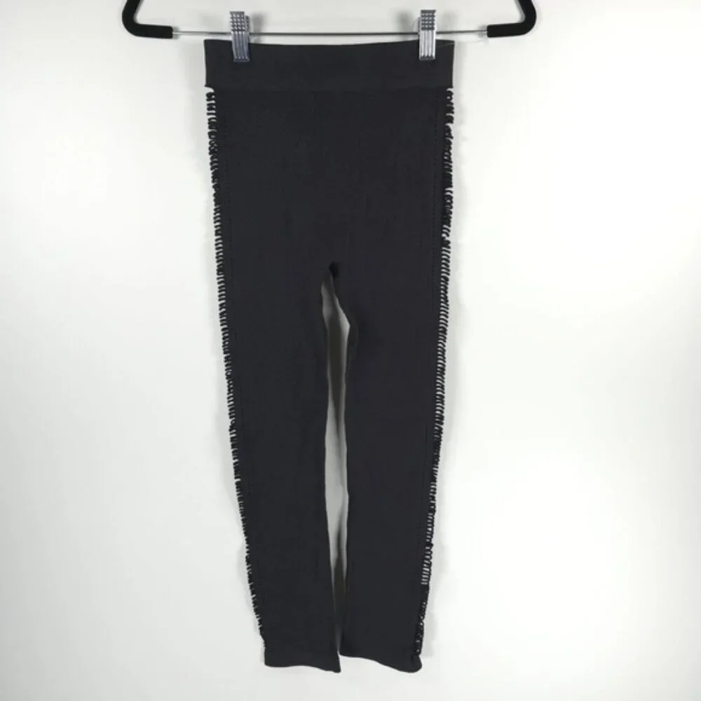 NWOT ZARA Seamless‎ Side Cutout Down Both Legs Leggings 7901/896 XS-S