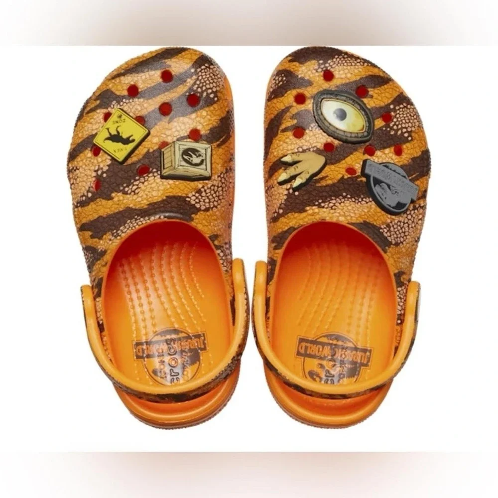 NWT Crocs Jurassic World Classic Clogs, Toddler Size c6, Limited Edition