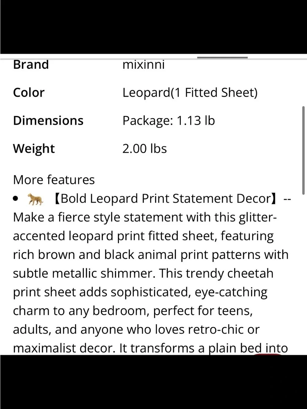 Mixinni stylish leopard