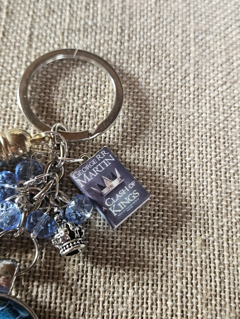 handcrafted shiny blue