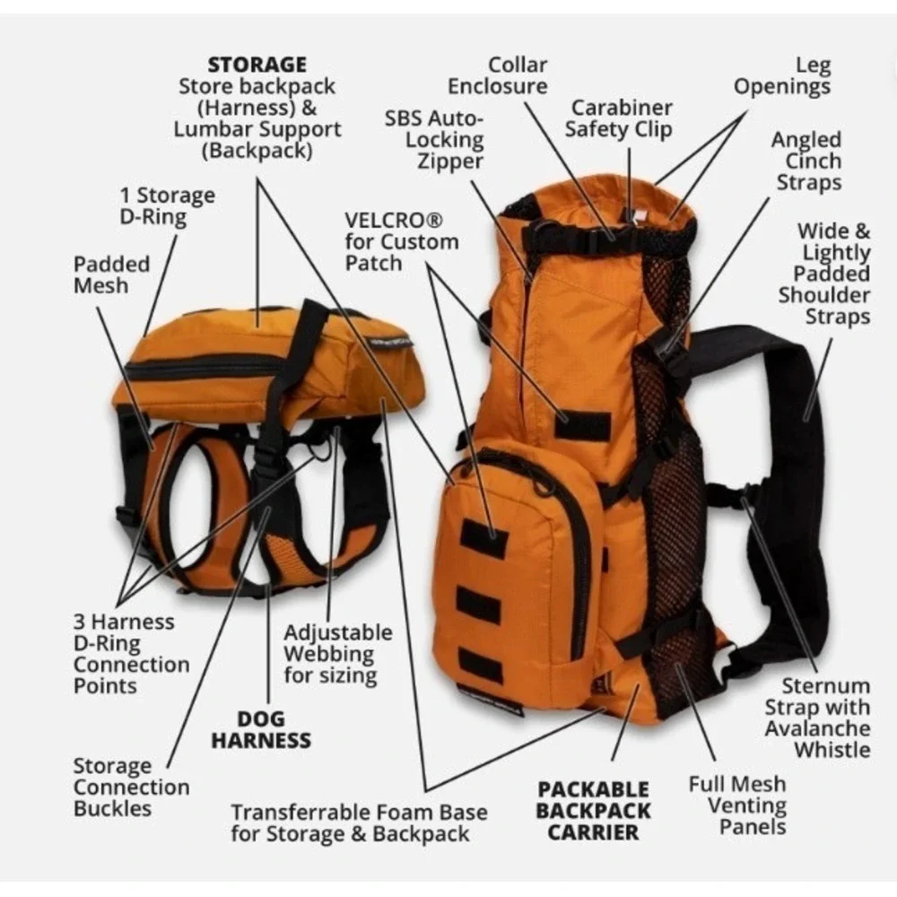 K9 Sport Sack adventure together