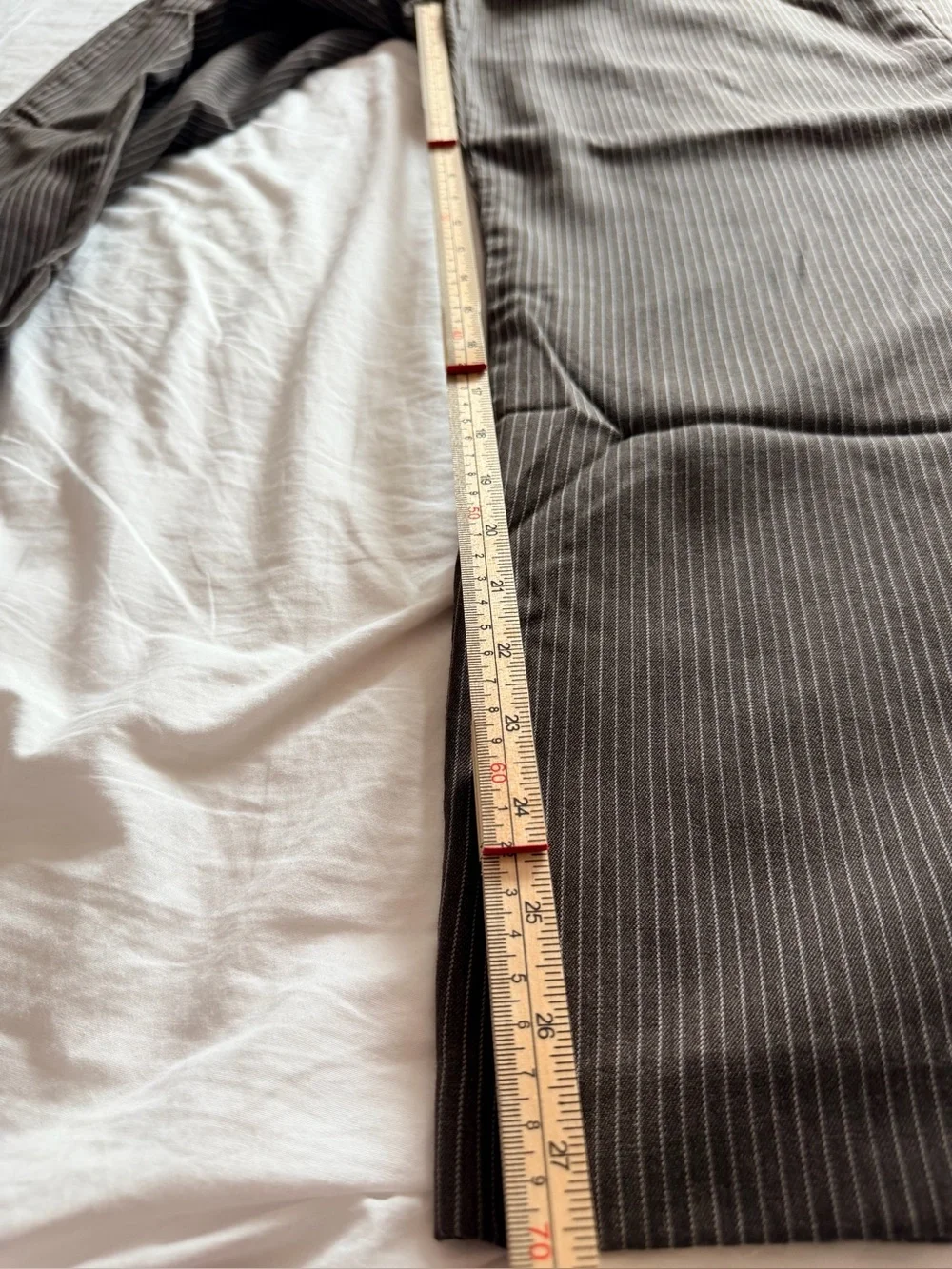 Banana Republic Men's Brown White Pinstripes Pants