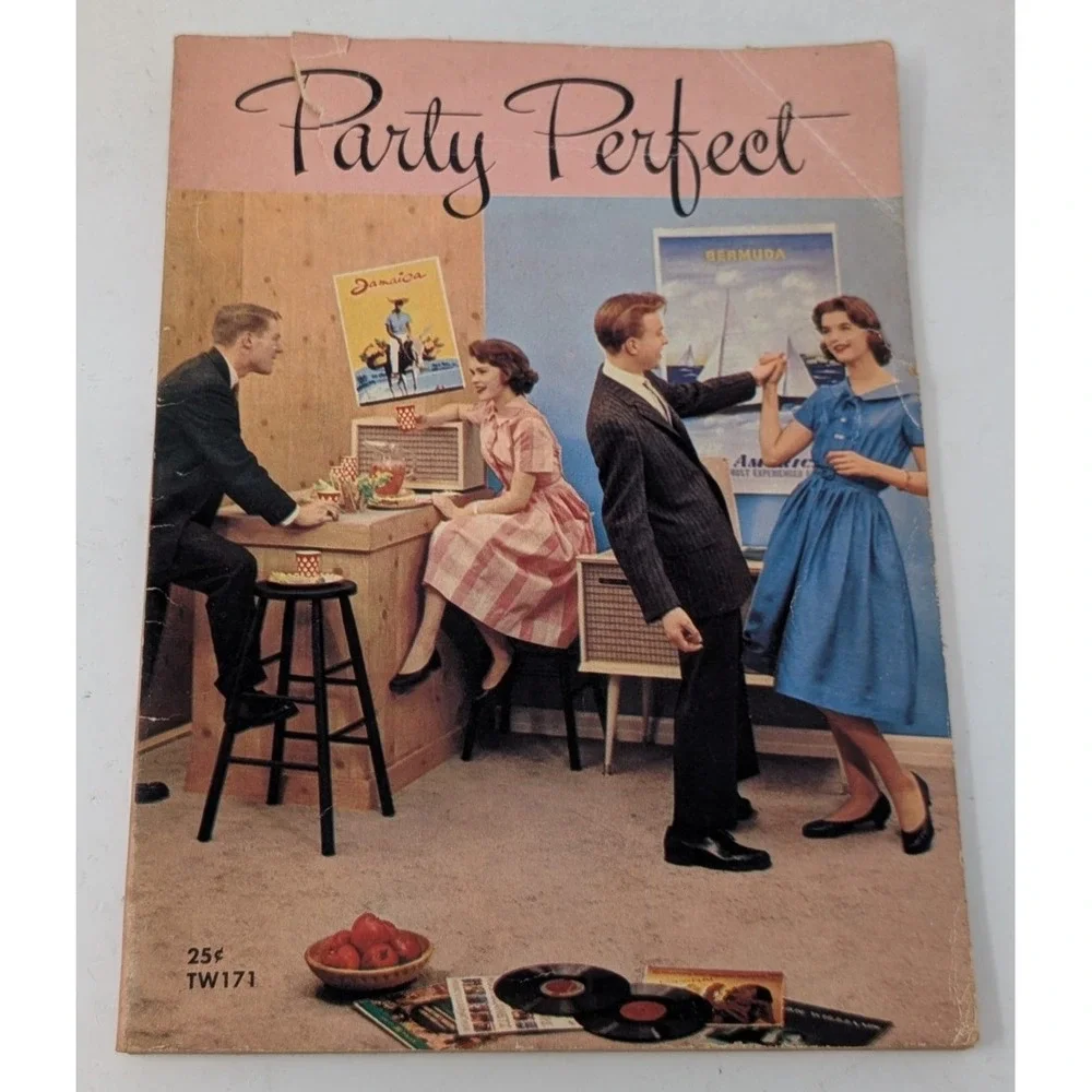 Vintage Party Perfect Hostess Party Planning Book Gay Head Halloween 50s 60s