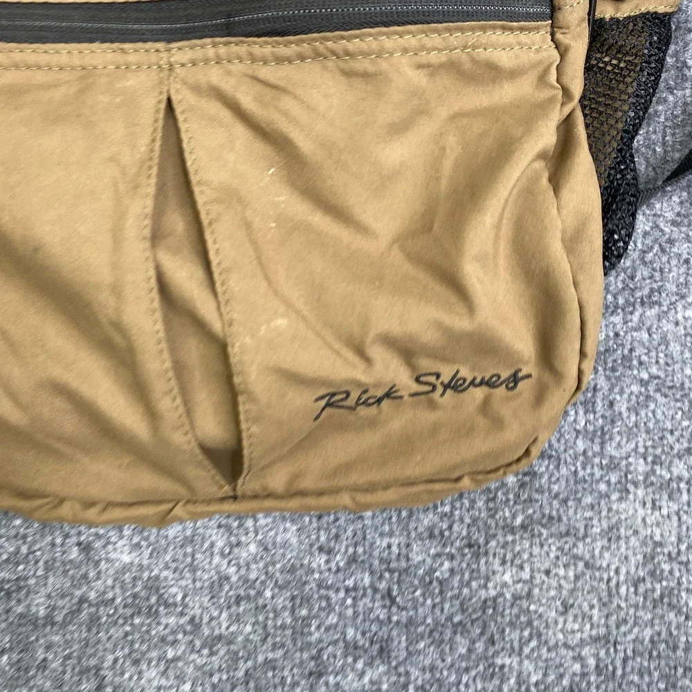 Rick Steves Kiva Designs Travel Backpack Tan Brown Polyester Daypack