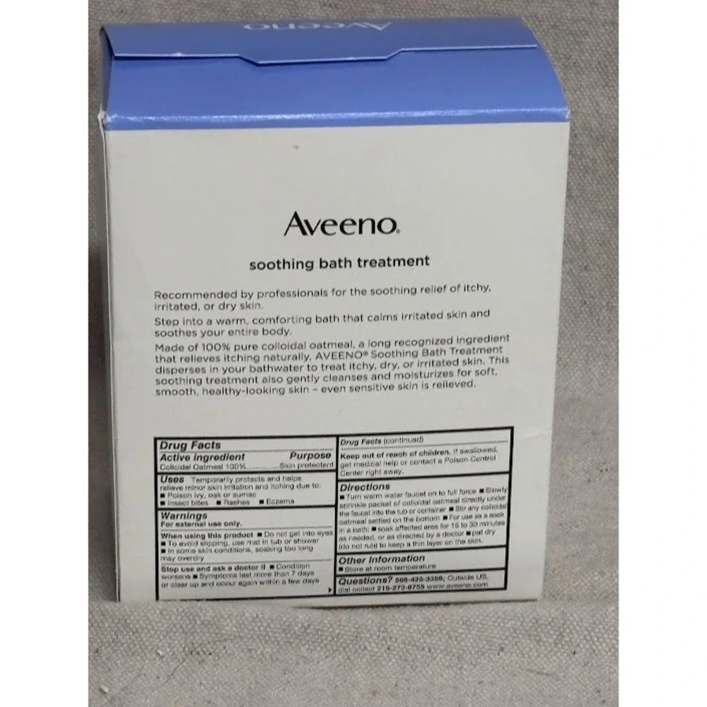 Aveeno soothing bath