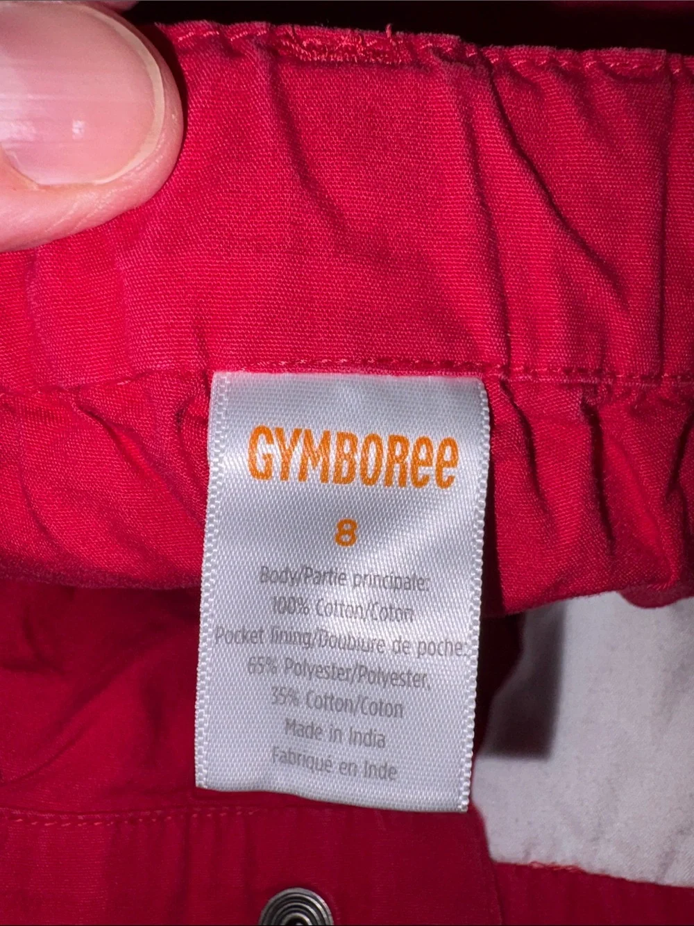 Gymboree playful red