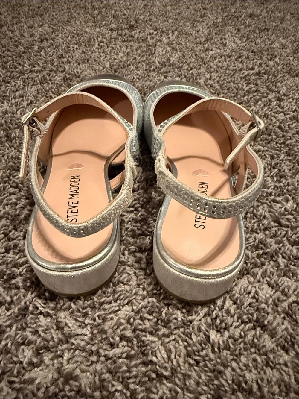 Steve Madden sparkling silver