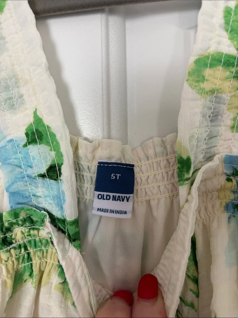 Old Navy fabric bodice ruffled