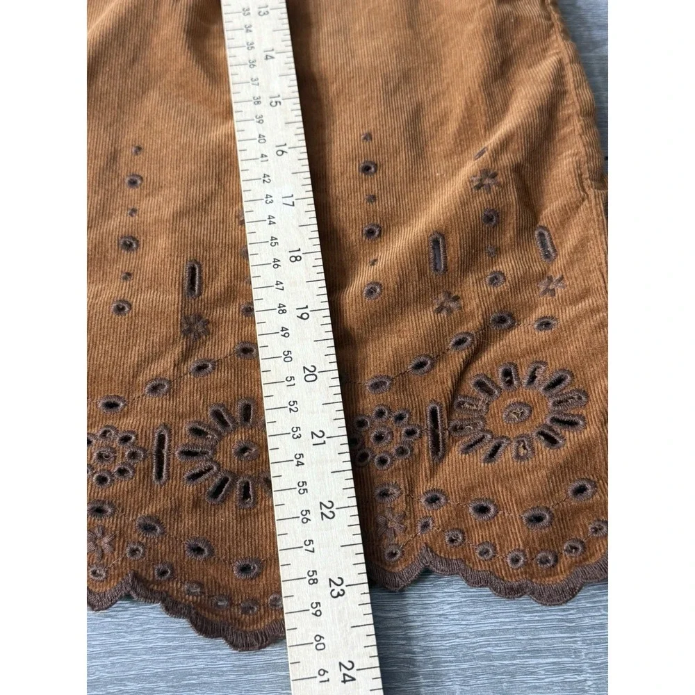 Madewell corduroy eyelet