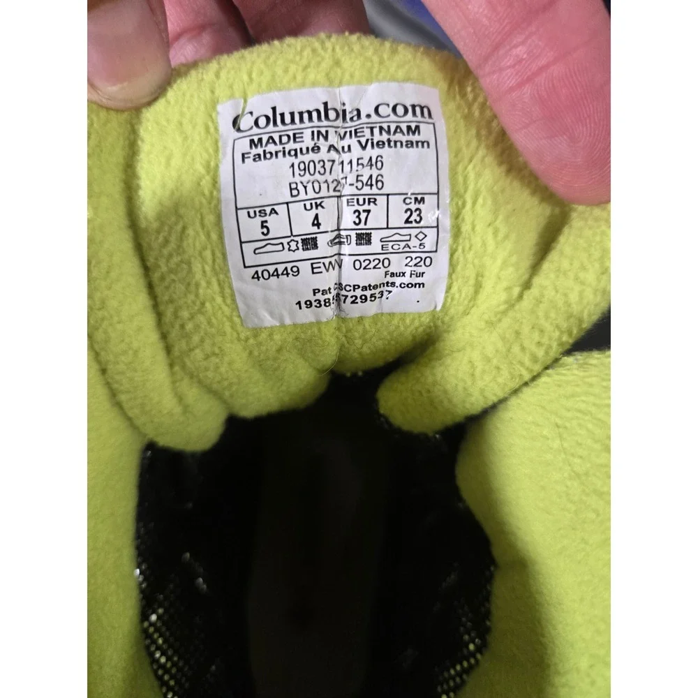 Columbia size style