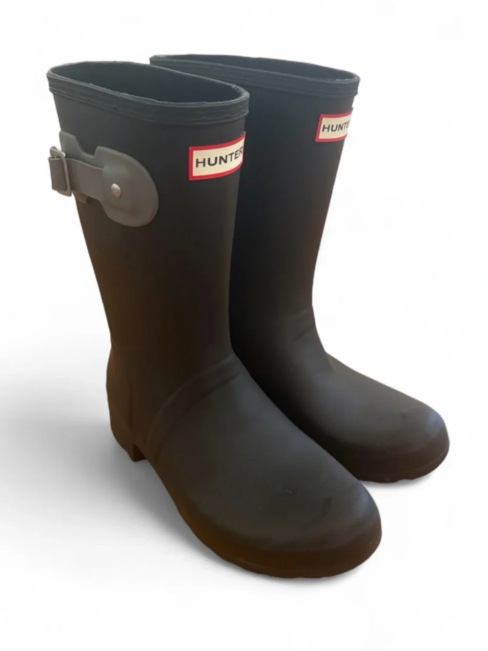 NWOT Women’s Hunter Black Rain Boots Size 8