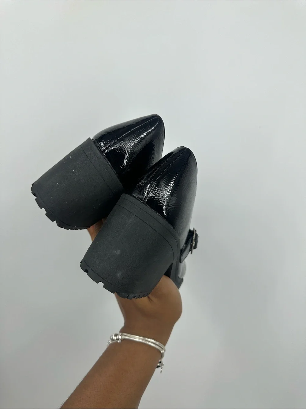 Vintage Y2K Style Dirty Laundry Chunky Heel Mary Jane Shoes Woman's Size 7.5