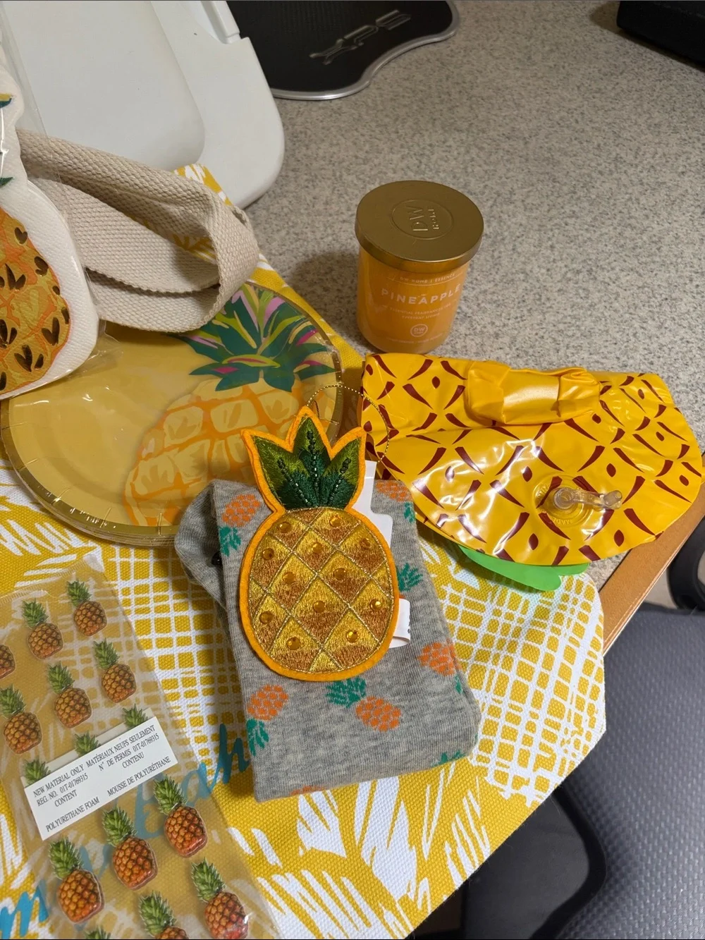 Tommy Bahama pineapple themed