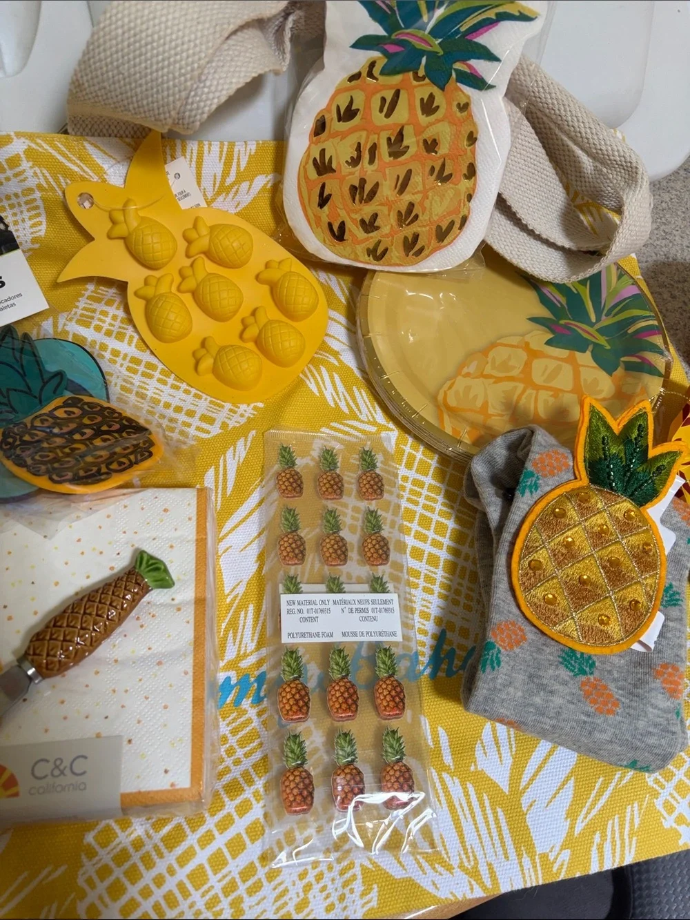 Tommy Bahama pineapple themed