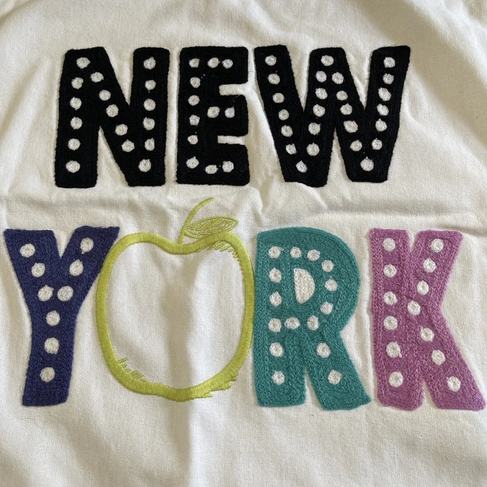 Pottery Barn design big embroidered