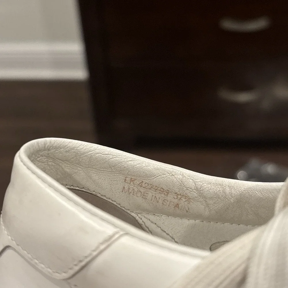Saint Laurent Signature Court Classic SL/39 Womens 7.5 White Platform Sneakers