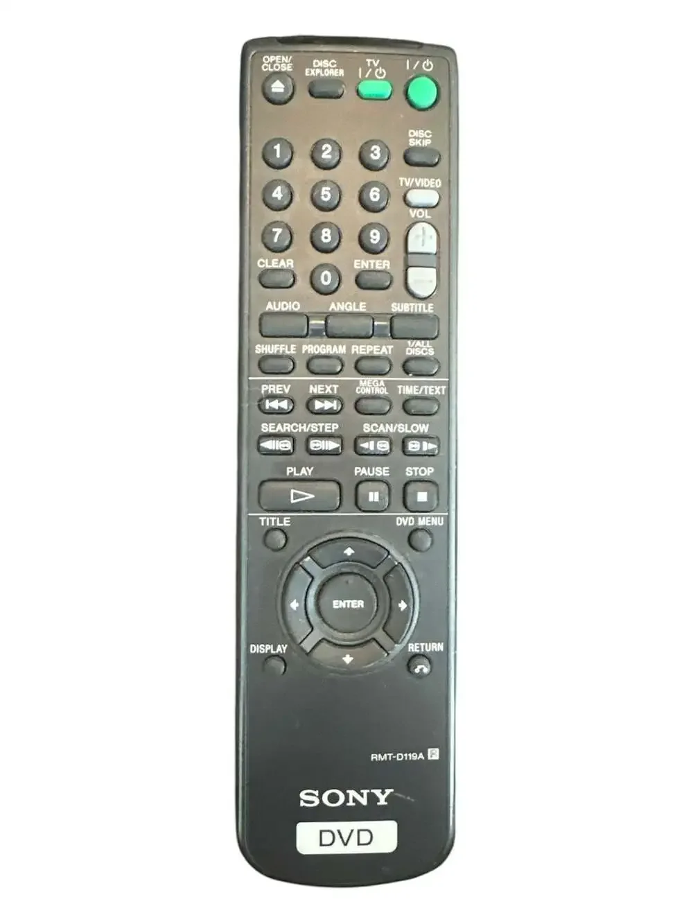 Sony RMT-D119A DVD Player Remote Control