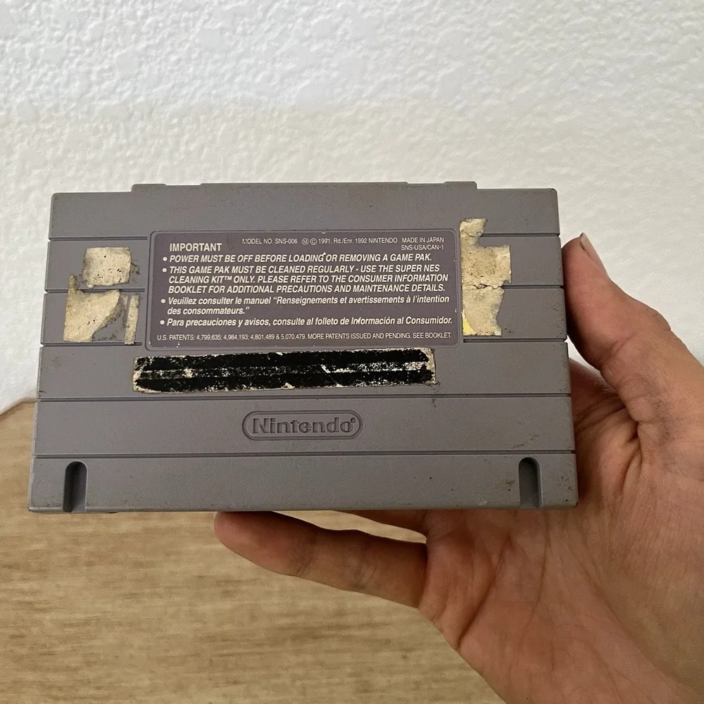 The Incredible Hulk Super Nintendo SNES Cartridge Only Working Tested!