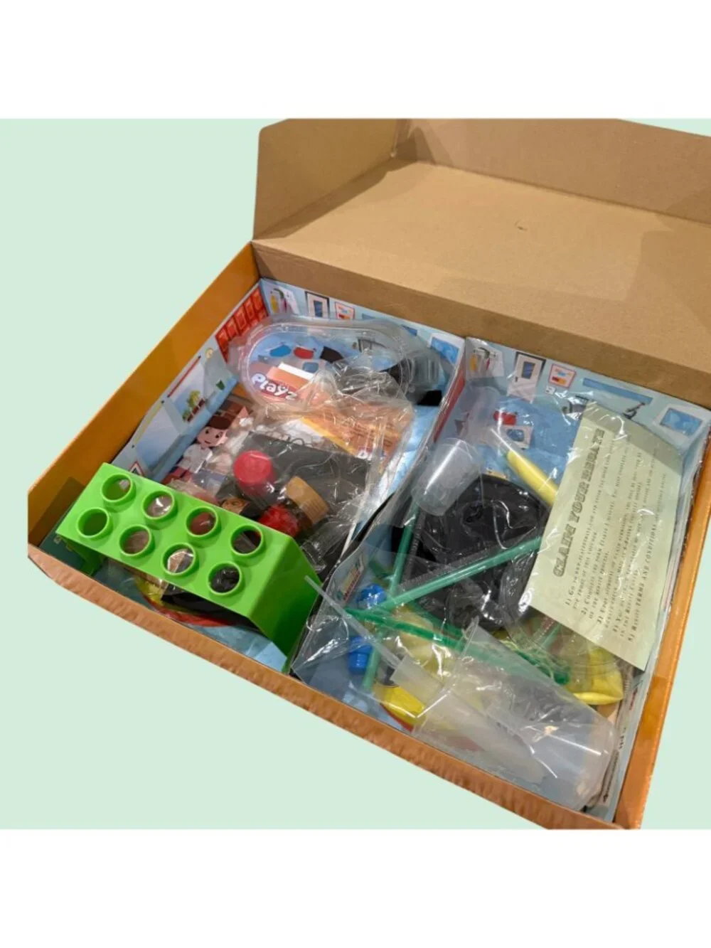 Playz Explosive Kitchen Lab STEM Science Experiment Kit Open Box Mostly Unused