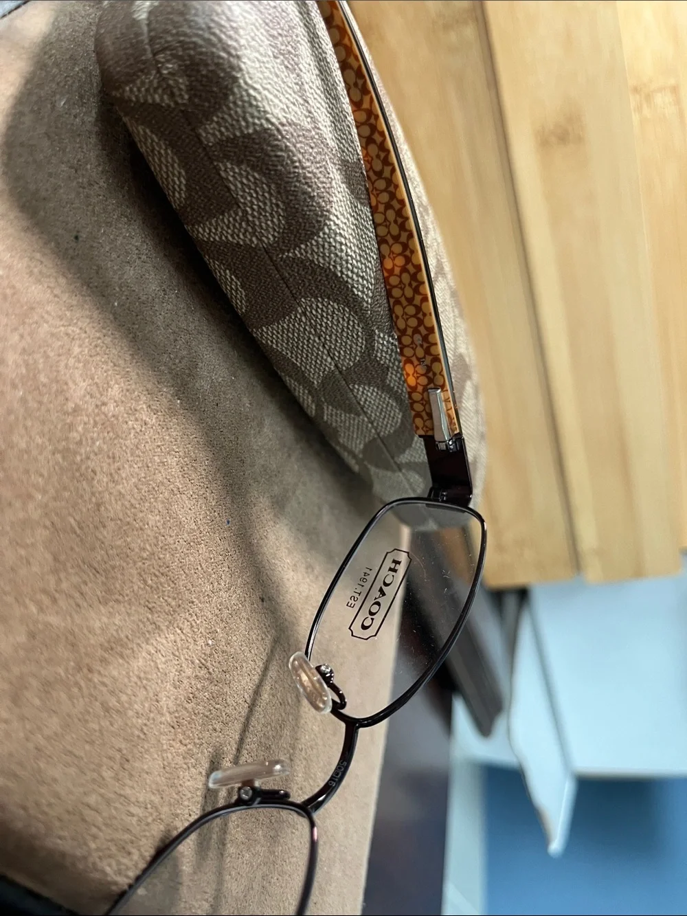 Coach rectangular eyeglasses