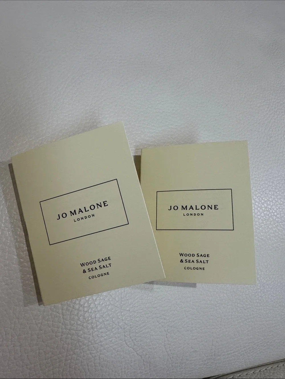 2x Jo MALONE London Wood Sage & Sea Salt Samples 0.05oz/1.5mL Mini Sprays