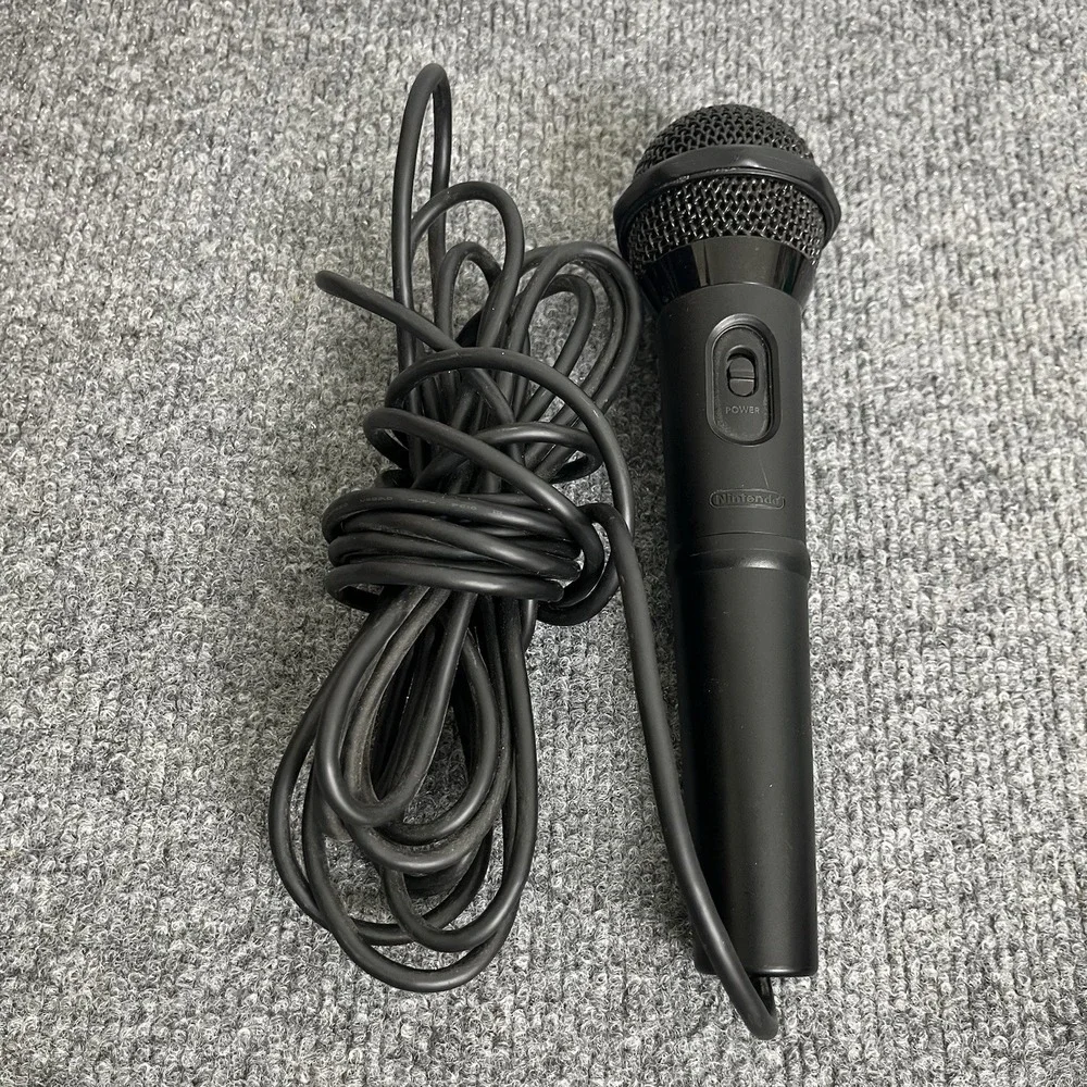 Nintendo Wii U Microphone WUP-021 Wired USB Tested and Working
