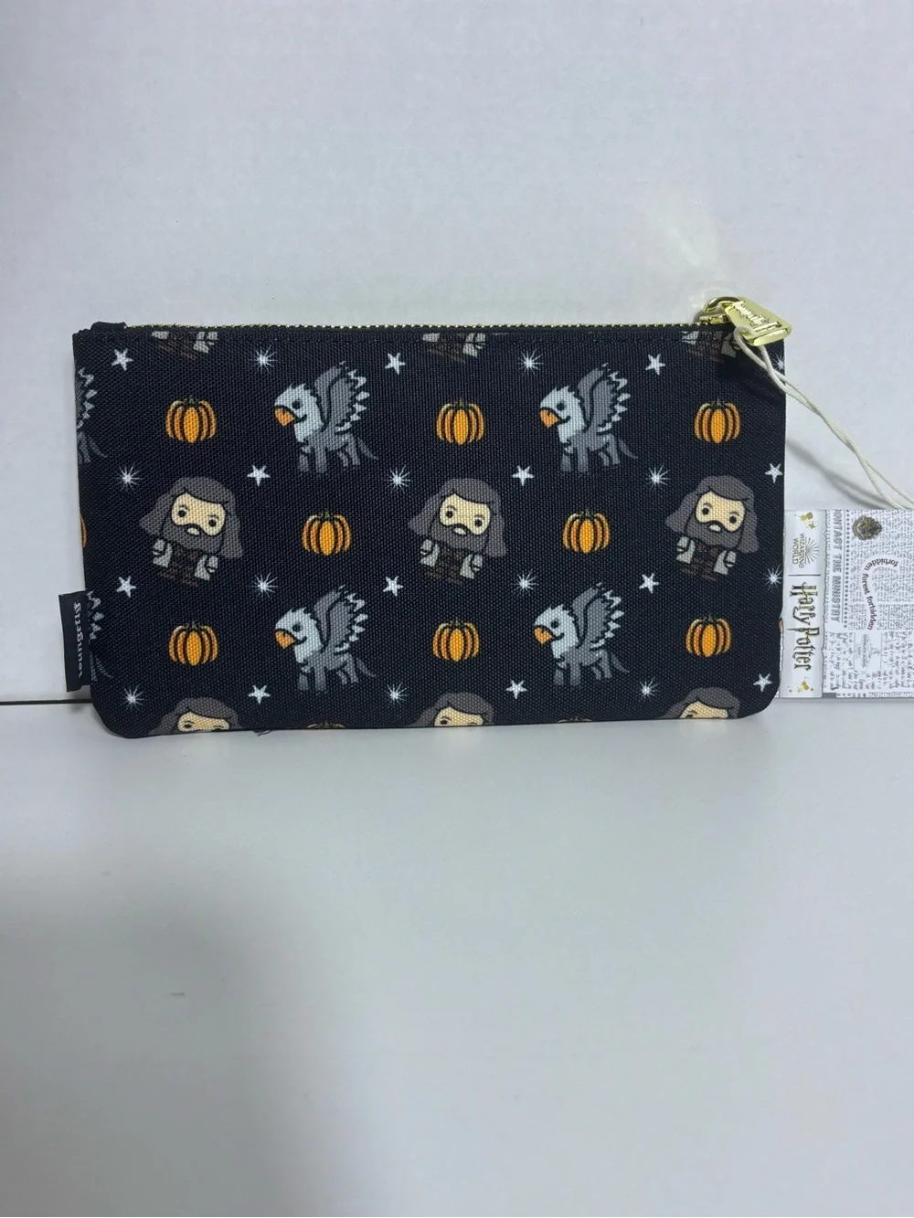 Loungefly Harry Potter Hagrid & Buckbeak Pumpkin Zipper Pouch